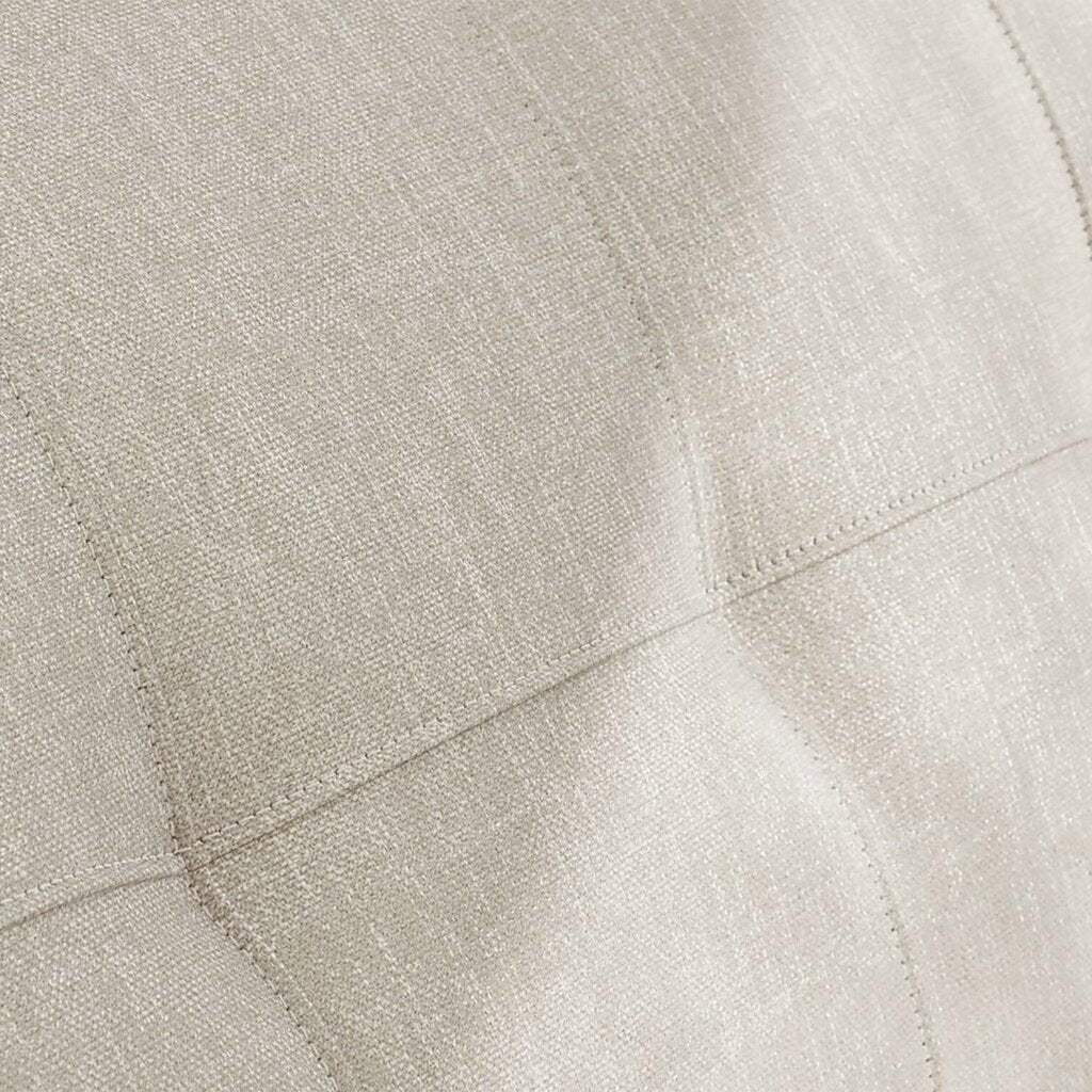 Lightly Used Mid-Century Style East Side Apartment Sofa w/ Chenille Upholstery Color Sand 92Lx37Wx34H (2 Sofas & Chair Available)