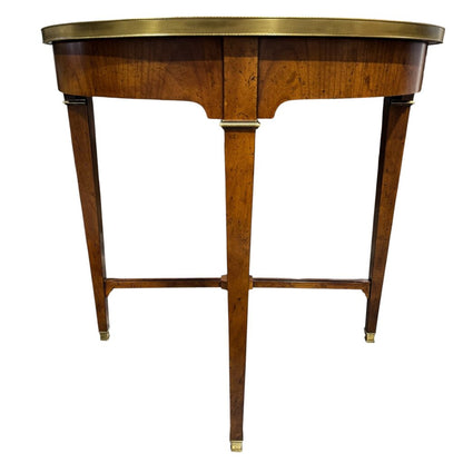 Vintage Mcmillen Collection Baker Furniture Marble Top Round Table 29Dx29H