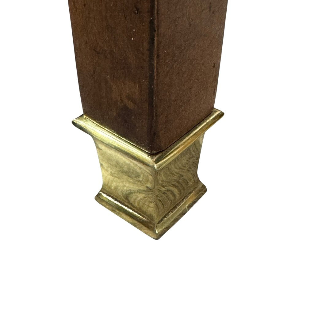 Vintage Mcmillen Collection Baker Furniture Marble Top Round Table 29Dx29H