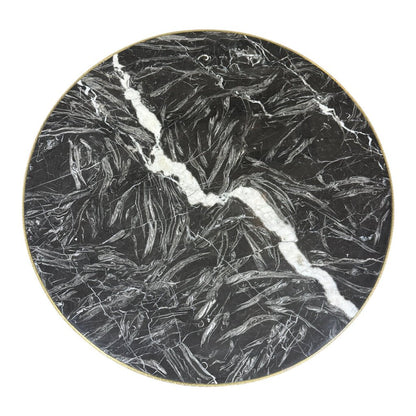 Vintage Mcmillen Collection Baker Furniture Marble Top Round Table 29Dx29H