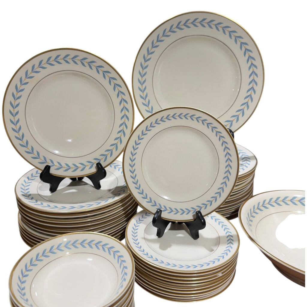 88pc Sherwood Old Ivory SYRACUSE CHINA •O•P•C•O• Made In America Service for 12 & Serving Pcs Circa: 1946 - 1967