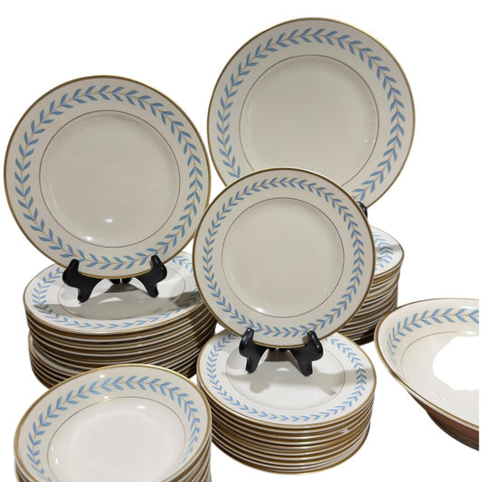 88pc Sherwood Old Ivory SYRACUSE CHINA •O•P•C•O• Made In America Service for 12 & Serving Pcs Circa: 1946 - 1967