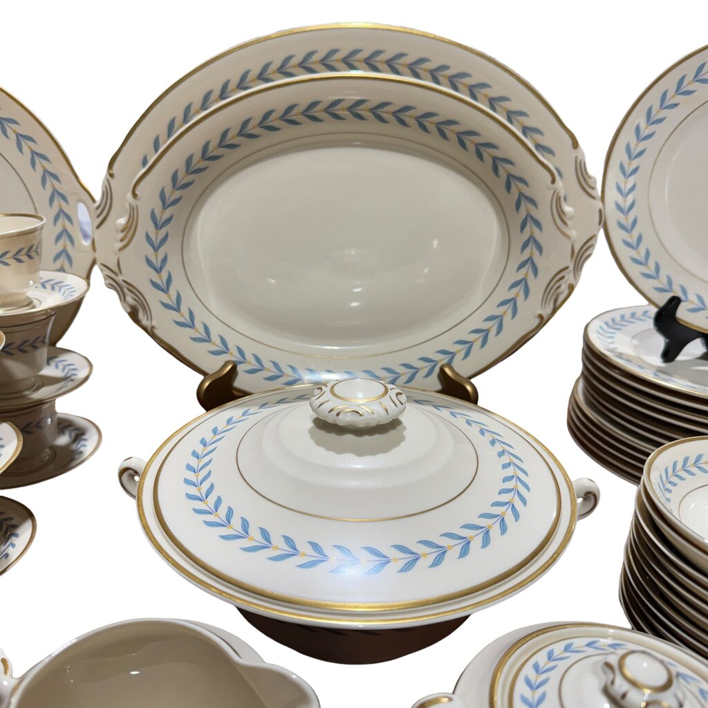 88pc Sherwood Old Ivory SYRACUSE CHINA •O•P•C•O• Made In America Service for 12 & Serving Pcs Circa: 1946 - 1967