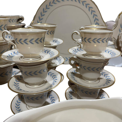 88pc Sherwood Old Ivory SYRACUSE CHINA •O•P•C•O• Made In America Service for 12 & Serving Pcs Circa: 1946 - 1967