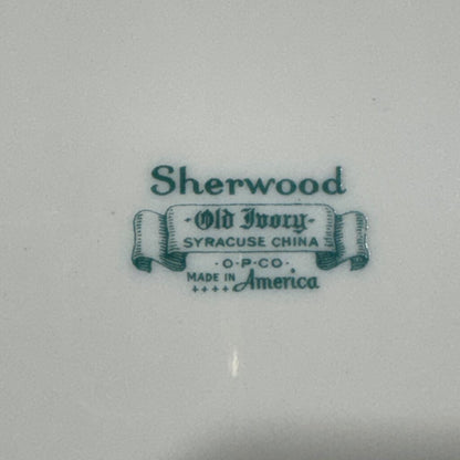 88pc Sherwood Old Ivory SYRACUSE CHINA •O•P•C•O• Made In America Service for 12 & Serving Pcs Circa: 1946 - 1967