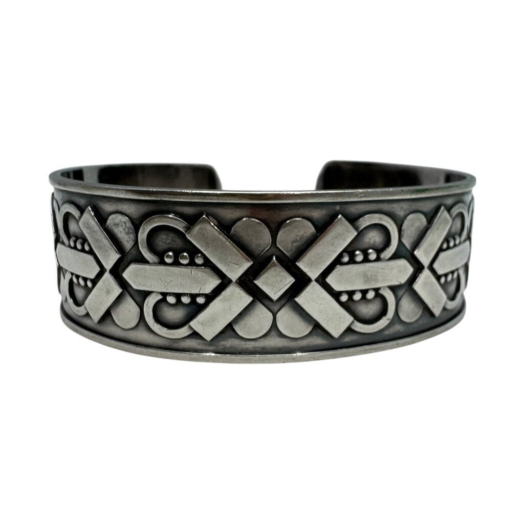 MCM Danish Georg Jensen Solid Sterling Silver Bangle Bracelet by: Harald Nielsen (1892-1977)