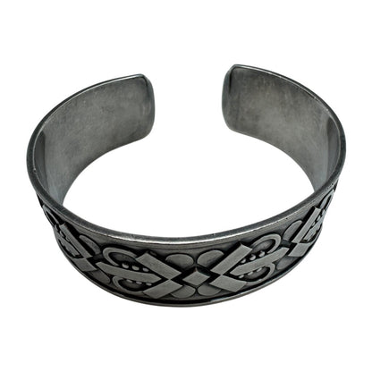 MCM Danish Georg Jensen Solid Sterling Silver Bangle Bracelet by: Harald Nielsen (1892-1977)