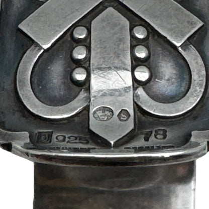 MCM Danish Georg Jensen Solid Sterling Silver Bangle Bracelet by: Harald Nielsen (1892-1977)