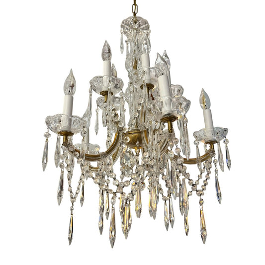 Vintage Italian Crystal Chandelier