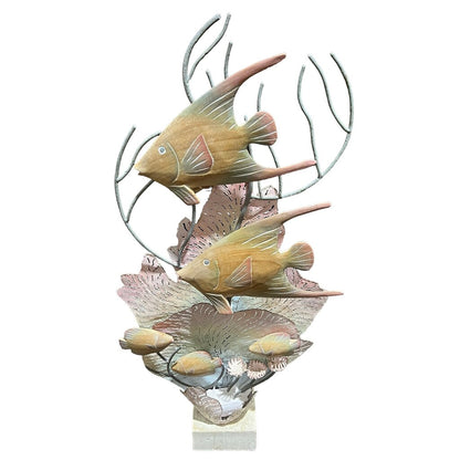 Coral & Wood Underwater Sculpture