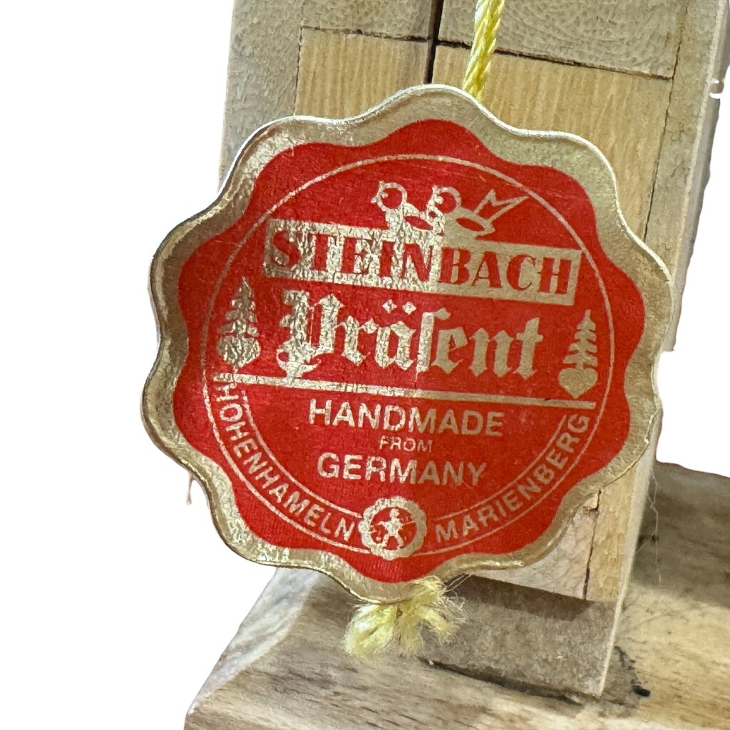 Steinbach 16.5" Christopher Columbus German Nutcracker w/owl, spinning globe Anchor & Coins Vintage Christmas Collectible German Nutcracker