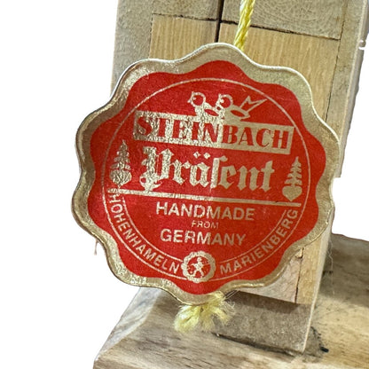 Steinbach 16.5" Christopher Columbus German Nutcracker w/owl, spinning globe Anchor & Coins Vintage Christmas Collectible German Nutcracker