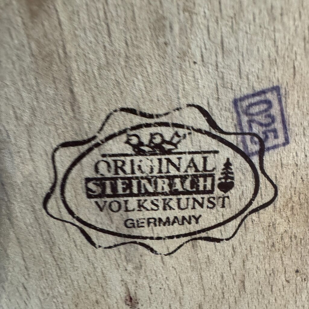 Steinbach 16.5" Christopher Columbus German Nutcracker w/owl, spinning globe Anchor & Coins Vintage Christmas Collectible German Nutcracker