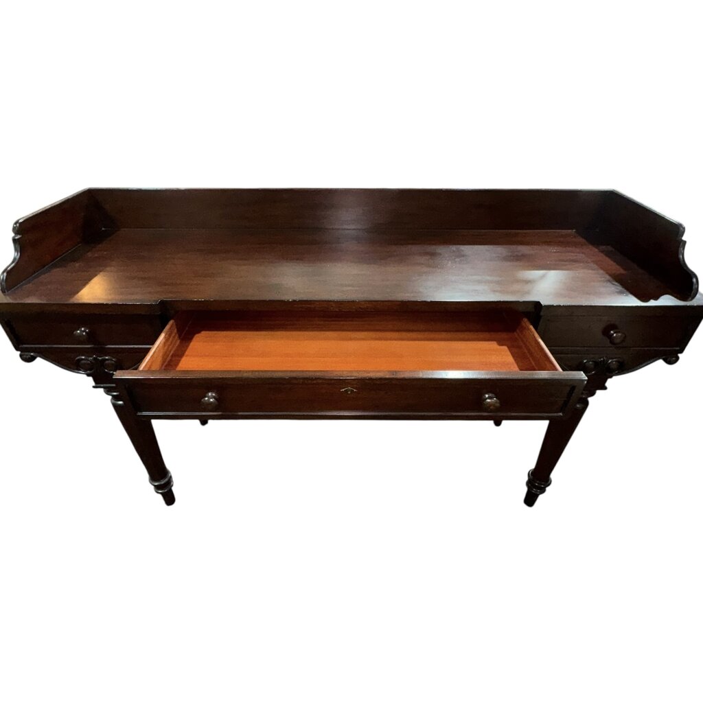 Ralph Lauren Solid Mahogany British Colonial Server or Sideboard 72Lx22Wx42H