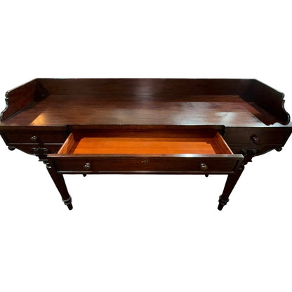 Ralph Lauren Solid Mahogany British Colonial Server or Sideboard 72Lx22Wx42H