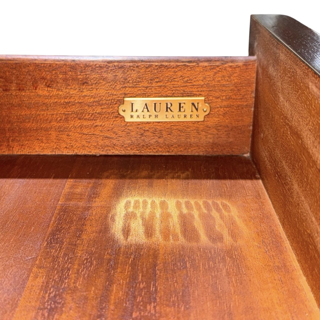 Ralph Lauren Solid Mahogany British Colonial Server or Sideboard 72Lx22Wx42H