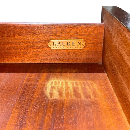 Ralph Lauren Solid Mahogany British Colonial Server or Sideboard 72Lx22Wx42H