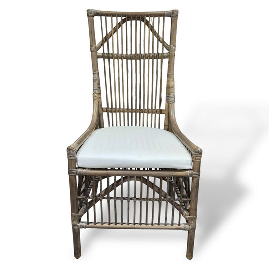 Rattan Accent Chair w/ Cushion