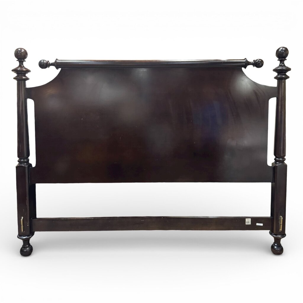 Bernhardt Clara Cannonball King Headboard in Espresso 84Lx64H