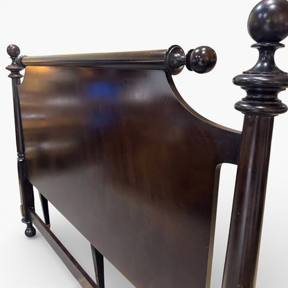 Bernhardt Clara Cannonball King Headboard in Espresso 84Lx64H