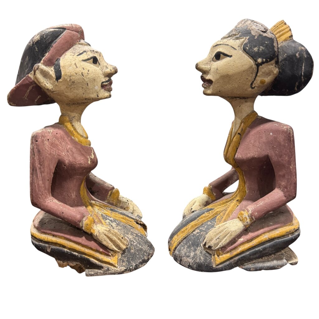 Antique Javanese Loro Blonyo Bride & Groom
