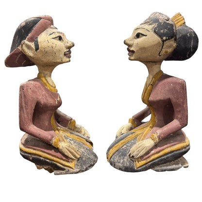 Antique Javanese Loro Blonyo Bride & Groom