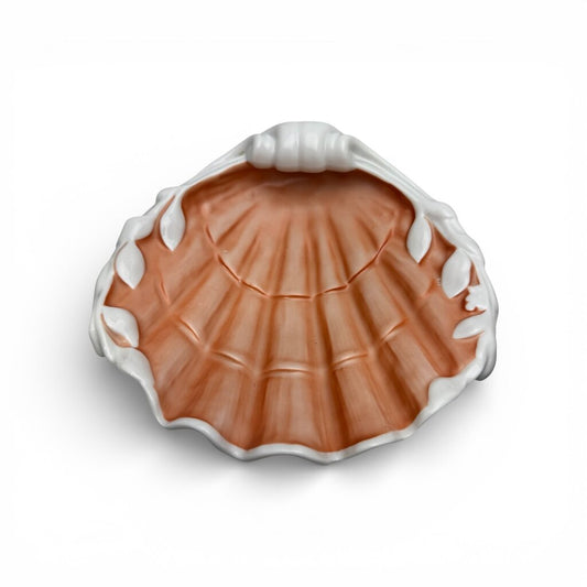 Vista Alegre Mottahedah Portugal Scallop Shell Nautical Dish #2750-S 8x8