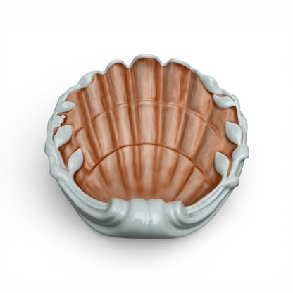 Vista Alegre Mottahedah Portugal Scallop Shell Nautical Dish #2750-S 8x8