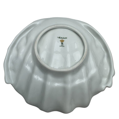 Vista Alegre Mottahedah Portugal Scallop Shell Nautical Dish #2750-S 8x8