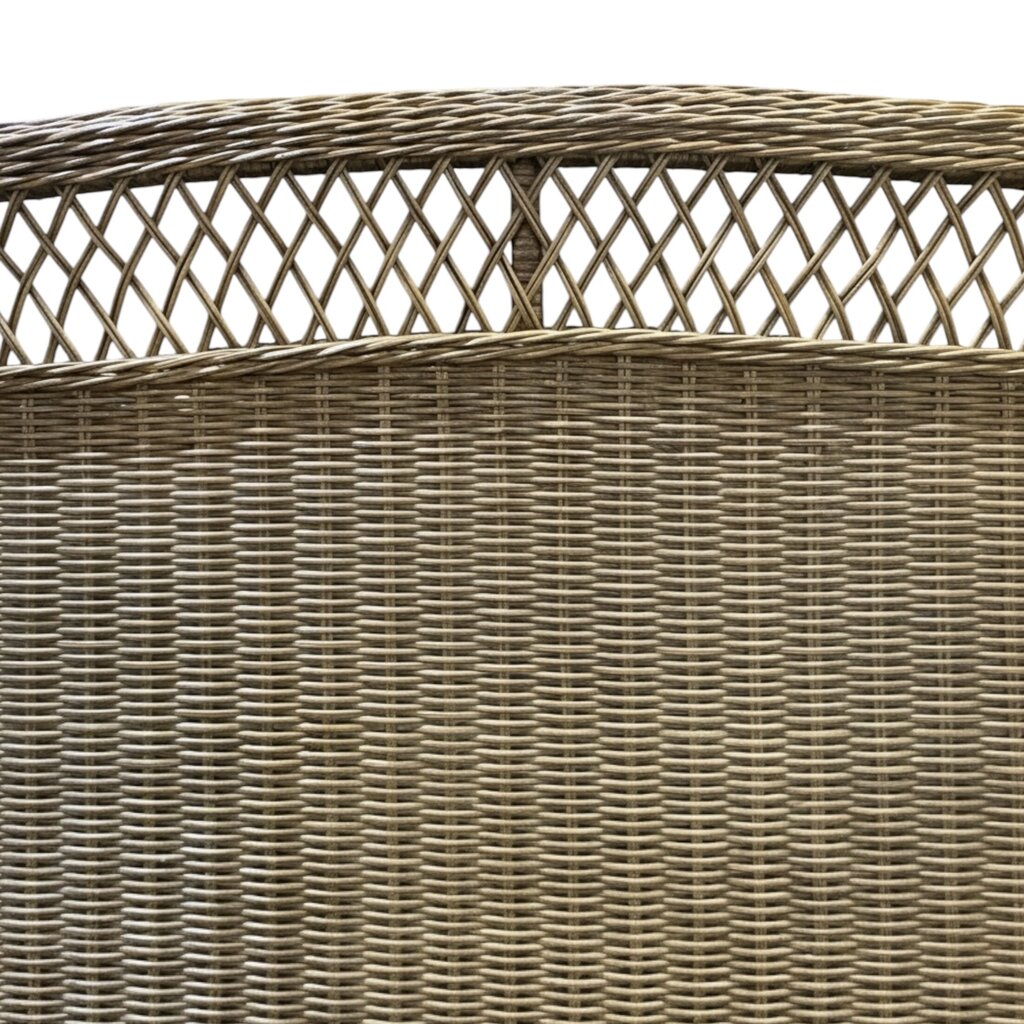 King Size Classic Coastal Natural Wicker Headboard 78Lx52H