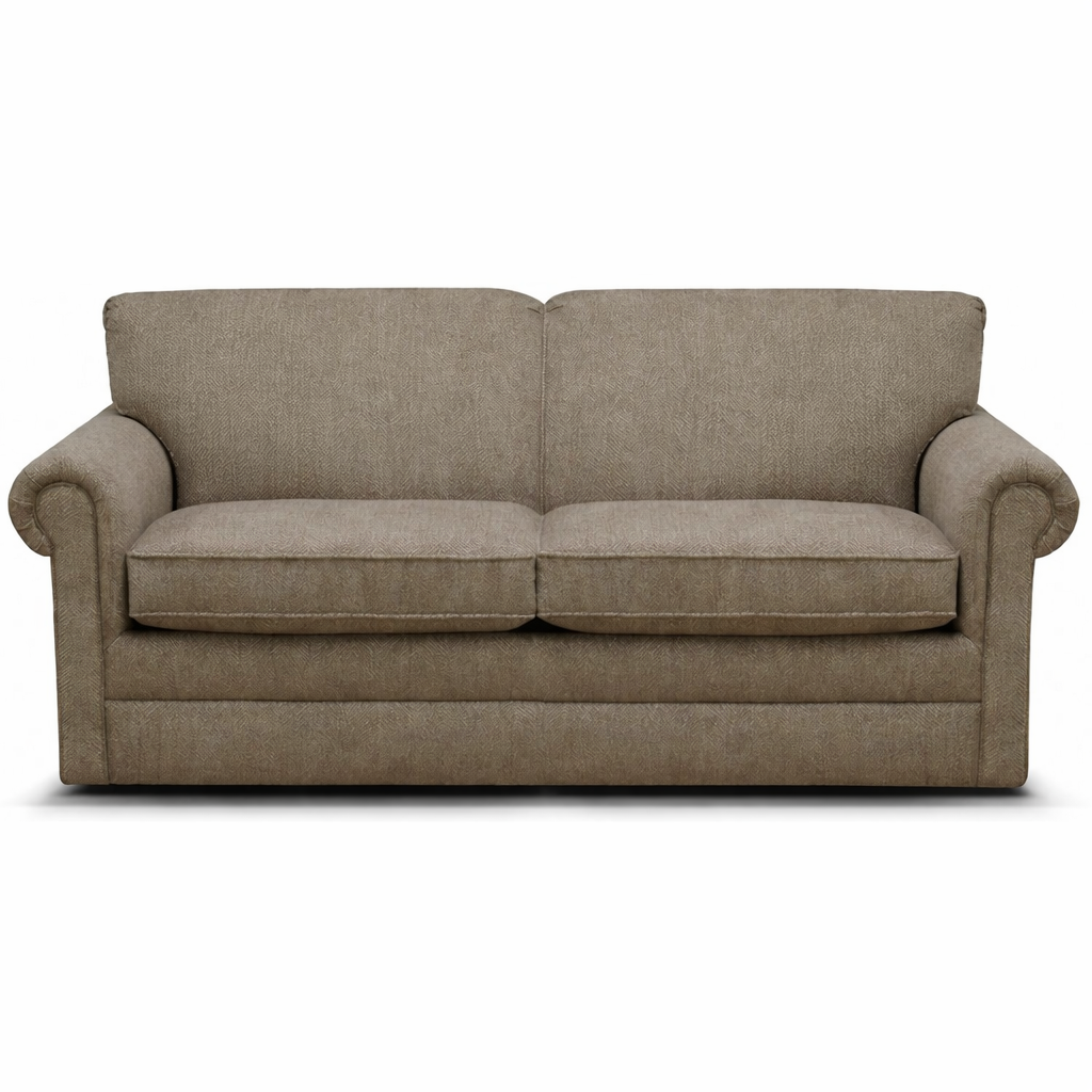 England Furniture Co- Savona Rolled-Arm, Tight-Back Sleeper Sofa w/ Unused Full Sized Innerspring Mattress