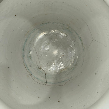 Blue & White Jardinier 12" Bowl / Pot on 32" Stand (note the hairline crack in the bowl)