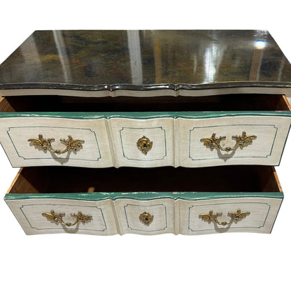 Late 18th Century Continental Louis XV Style Bombe Commode 45Lx22Wx34H