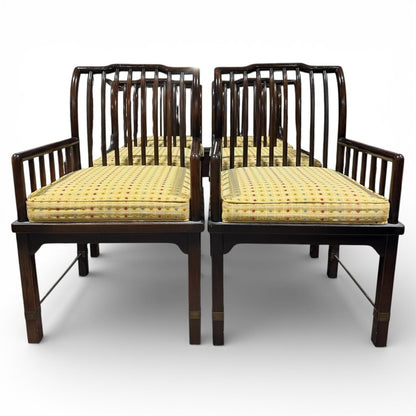 Vintage Henredon Hollywood Regency Dining Chairs (set of 6) 22Lx26Wx35H