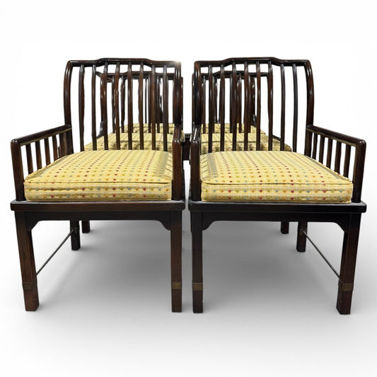 Vintage Henredon Hollywood Regency Dining Chairs (set of 6) 22Lx26Wx35H