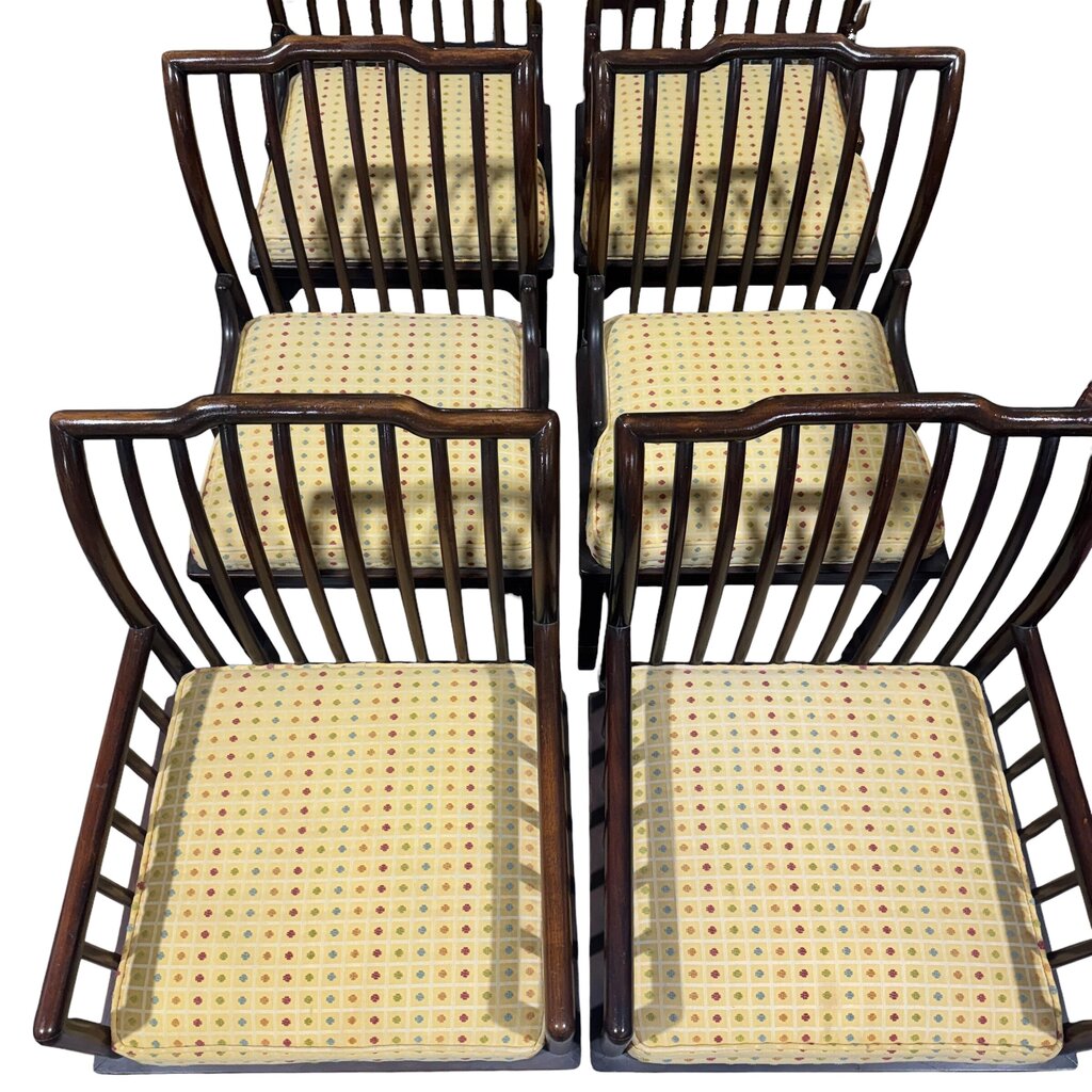Vintage Henredon Hollywood Regency Dining Chairs (set of 6) 22Lx26Wx35H