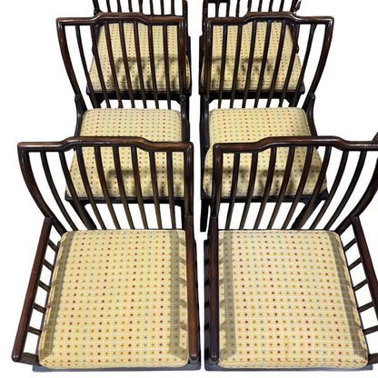 Vintage Henredon Hollywood Regency Dining Chairs (set of 6) 22Lx26Wx35H