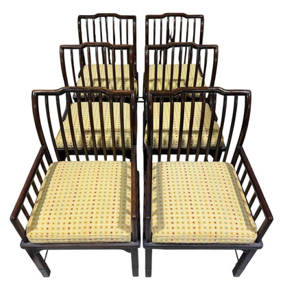 Vintage Henredon Hollywood Regency Dining Chairs (set of 6) 22Lx26Wx35H