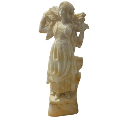 Marble Angel Statue 8Lx8Wx18H