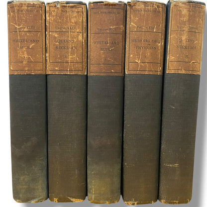 The Romances of Alexandre Dumas - Complete 5 Volume Set Each Volume: 5.5Lx1.5Wx8H Grouped Set: 5.5Lx8Wx8H