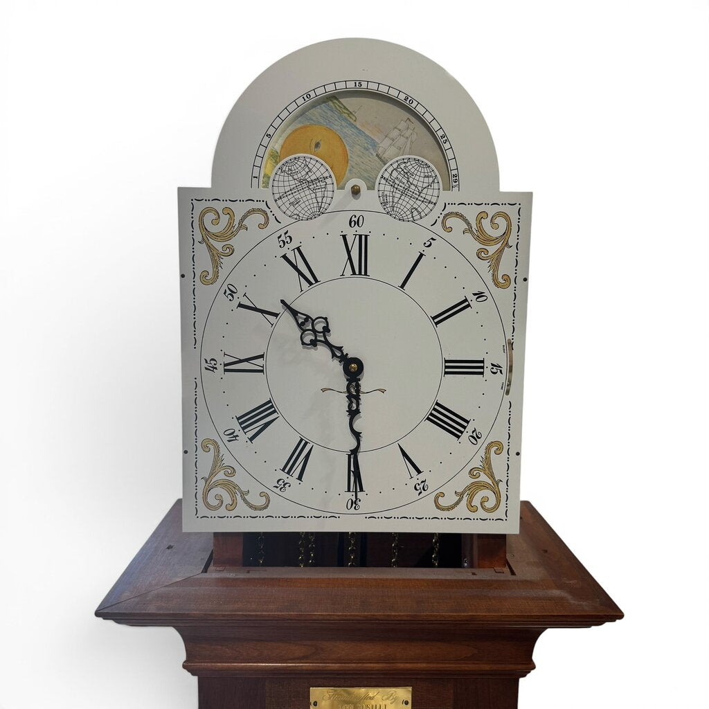 Traditional Black Forest Grandmother Clock 15Lx9.5Wx68H