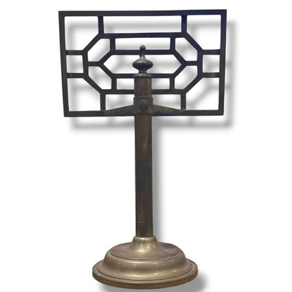 Sarreid Brass Tabletop Music Stand 4Lx11Wx21H