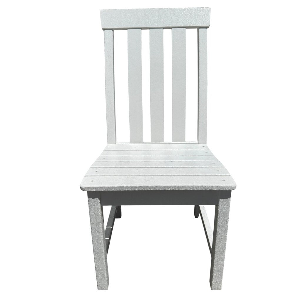 POLYWOOD 11pc All-Weather Patio Dining Set – w/ 8 Chairs & 60Lx60W Table, Umbrella & Stand