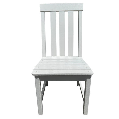 POLYWOOD 11pc All-Weather Patio Dining Set – w/ 8 Chairs & 60Lx60W Table, Umbrella & Stand