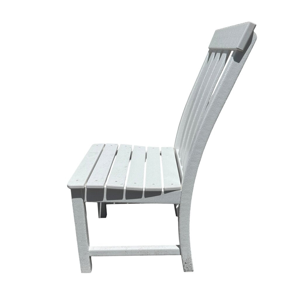 POLYWOOD 11pc All-Weather Patio Dining Set – w/ 8 Chairs & 60Lx60W Table, Umbrella & Stand