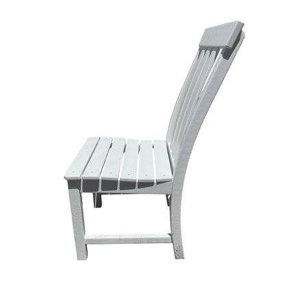 POLYWOOD 11pc All-Weather Patio Dining Set – w/ 8 Chairs & 60Lx60W Table, Umbrella & Stand