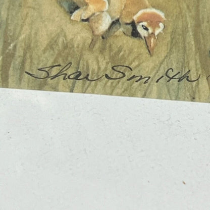 Sharlotte Smith Sandhill Crane Family Print 11Lx9Wx.5H