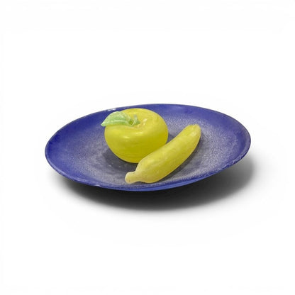 Gino Cenedese Murano Art Glass Fruit Bowl 14Lx11Wx3H
