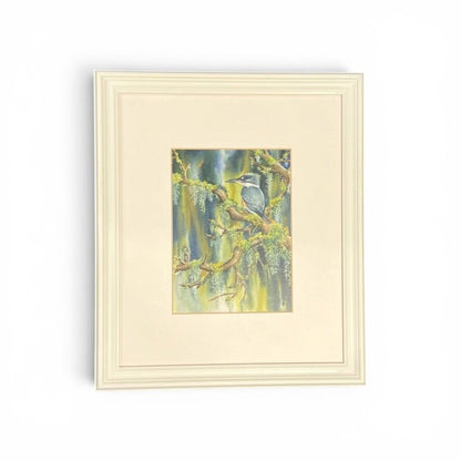 Joan Turner Kingfisher Wildlife Print 14Lx12Wx.5H