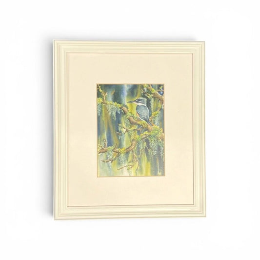 Joan Turner Kingfisher Wildlife Print 14Lx12Wx.5H